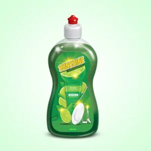 Bottle of Dishwashing Liquid